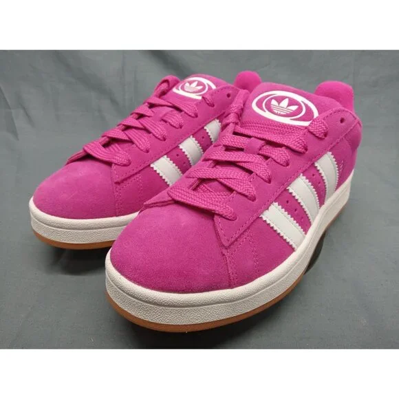Adidas Campus 00s J Girls Sneakers Suede White Pink Gum Size 6.5 NEW NO BOX! - Picture 10 of 11
